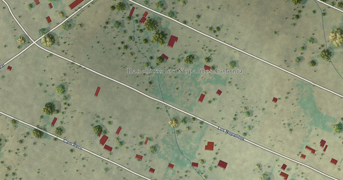 Map of Los Nopalitos, Texas in 2026