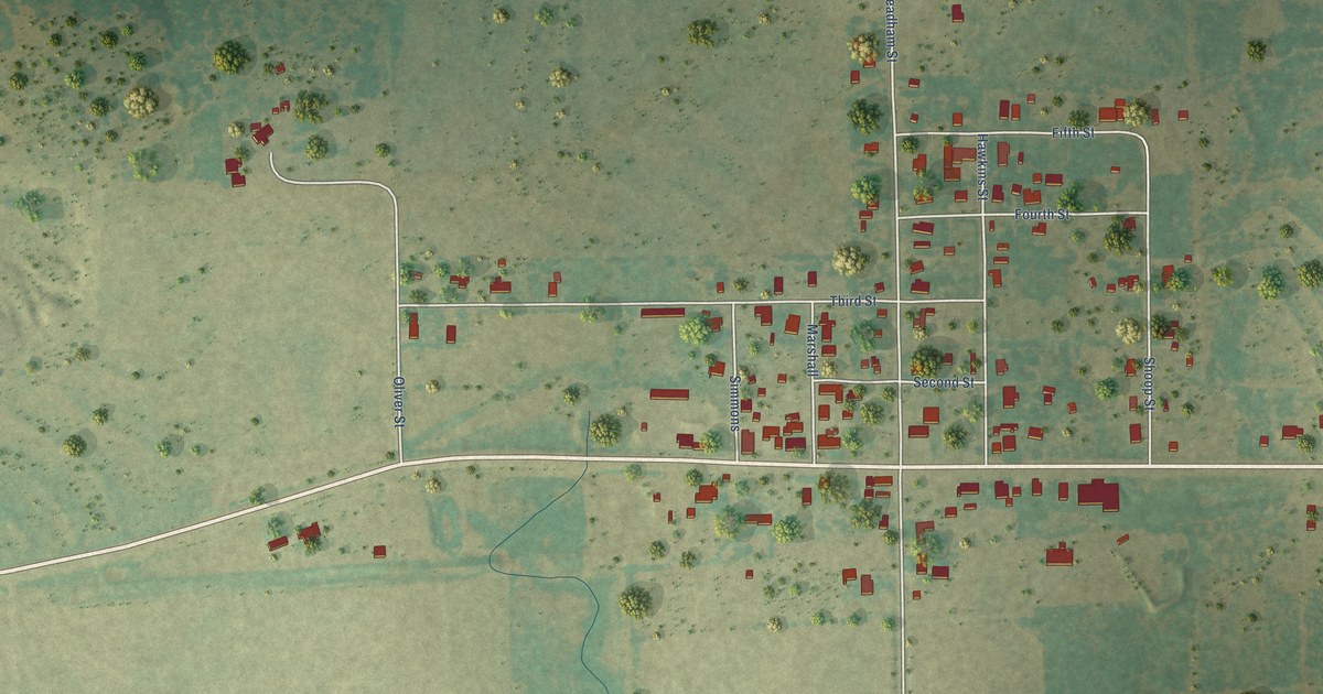 Map of Loving, Texas in 2026