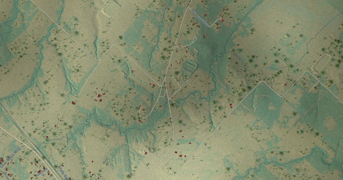 Map of Lyons, Texas in 2026