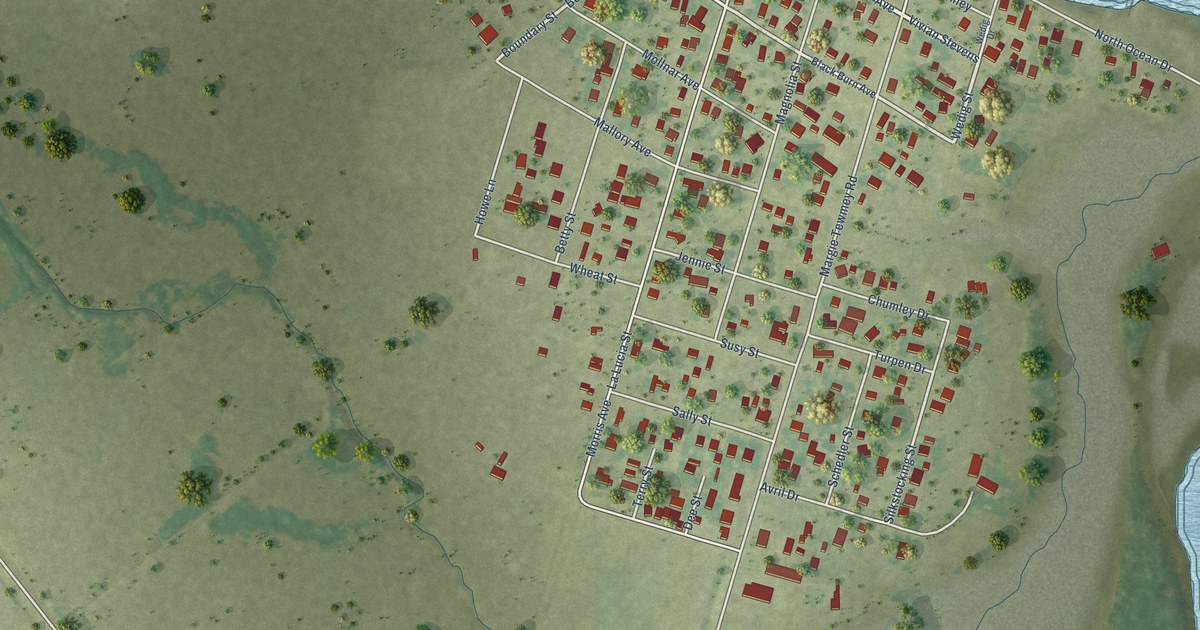 Map of Magnolia Beach, Texas in 2026