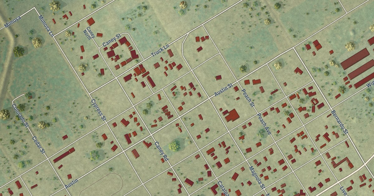 Map of Matagorda, Texas in 2026