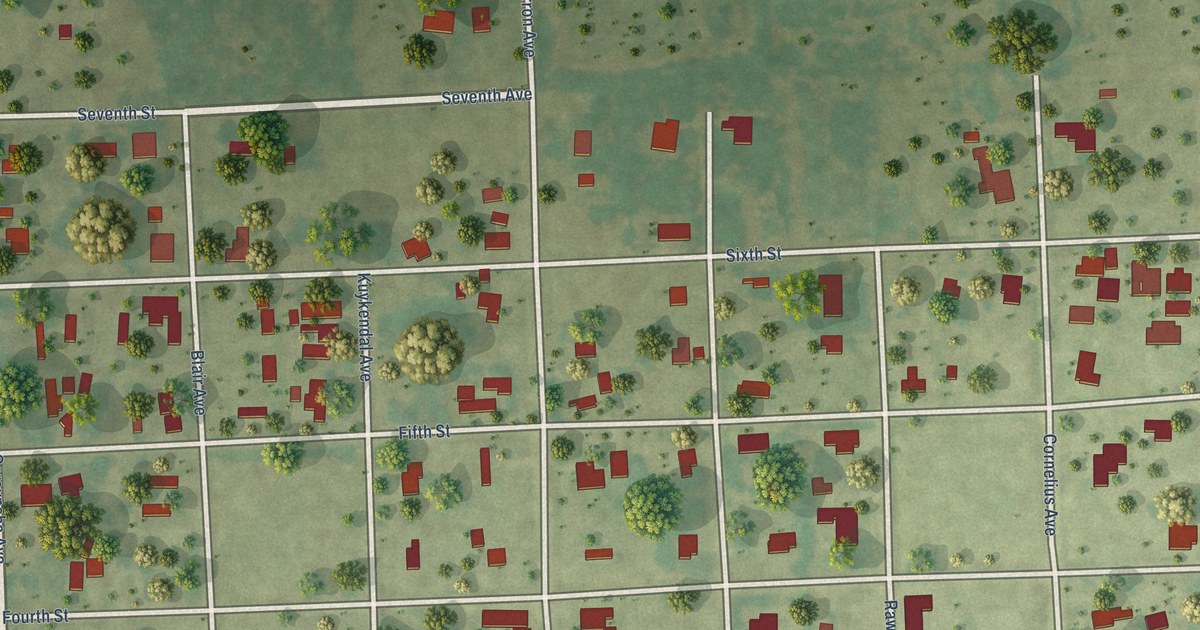 Map of Midfield, Texas in 2026
