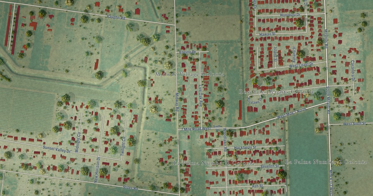 Map of Midway South, Texas in 2026