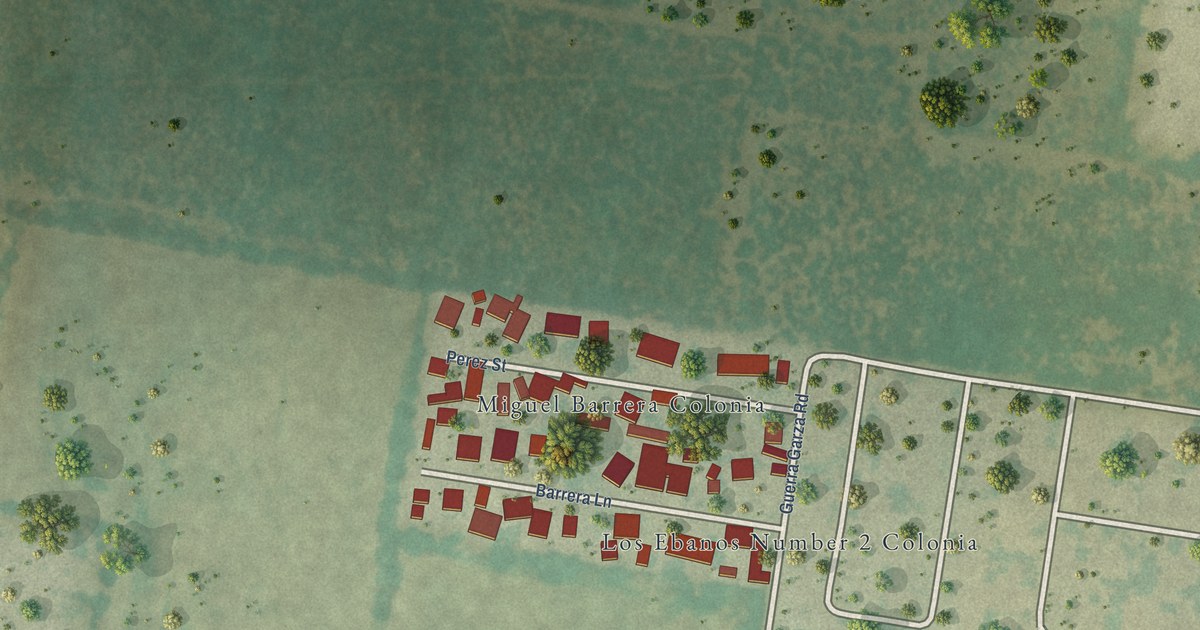Map of Miguel Barrera, Texas in 2026