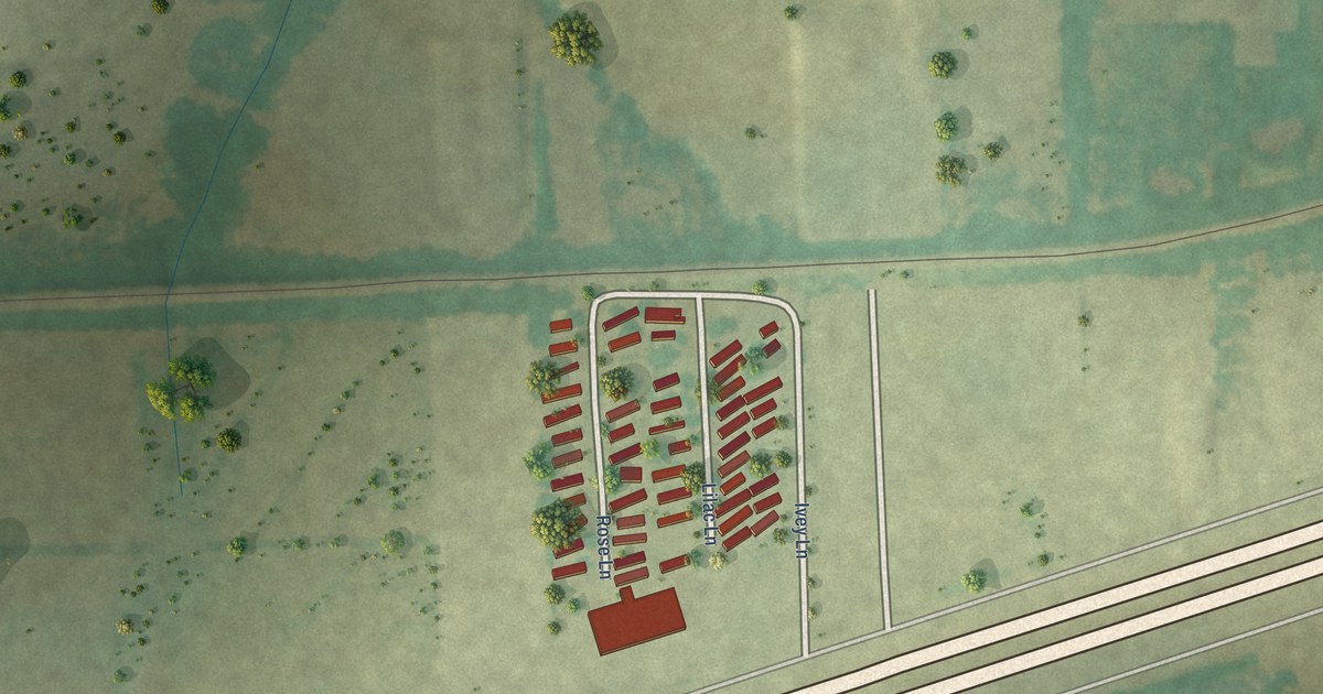 Map of Mobile City, Texas in 2026