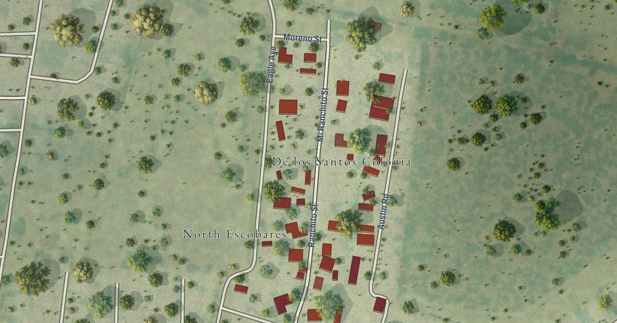 Map of Moraida, Texas in 2026