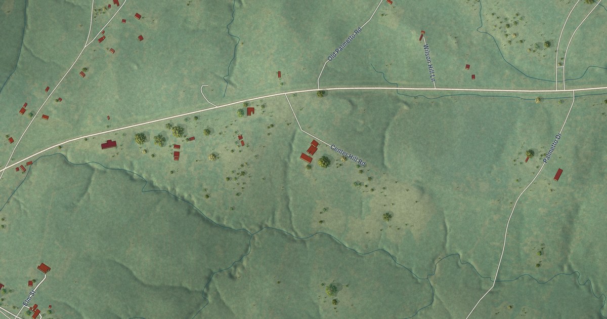 Map of Oakhurst, Texas in 2026