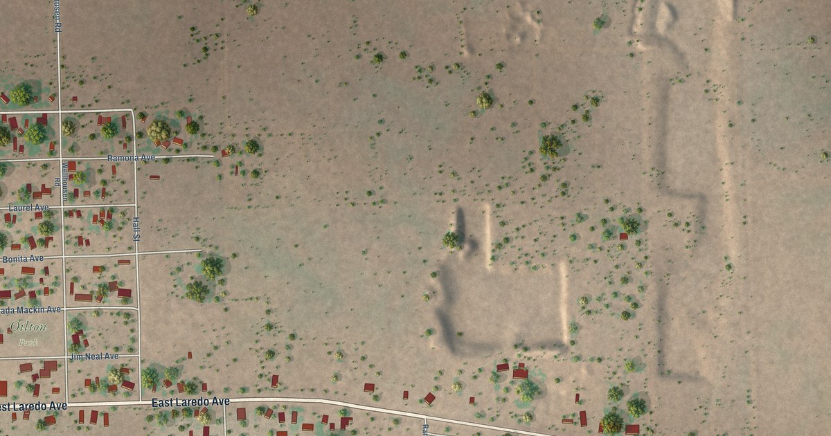 Map of Oilton, Texas in 2026