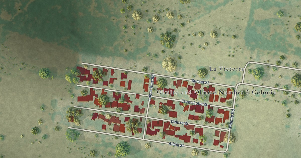 Map of Olmito and Olmito, Texas in 2026