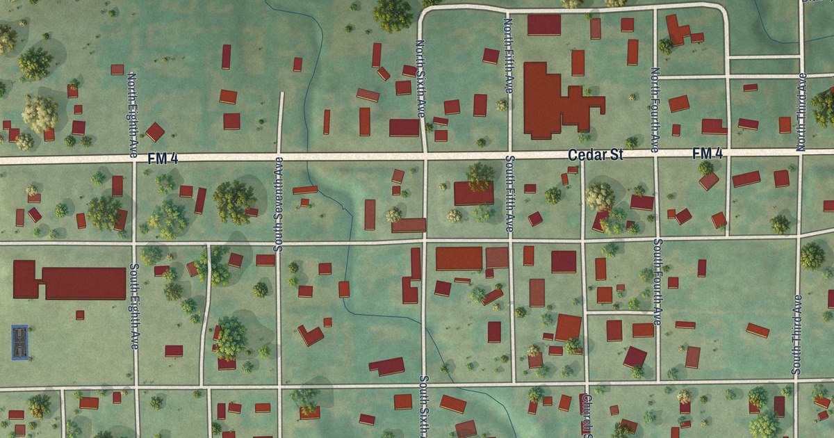Map of Palo Pinto, Texas in 2026