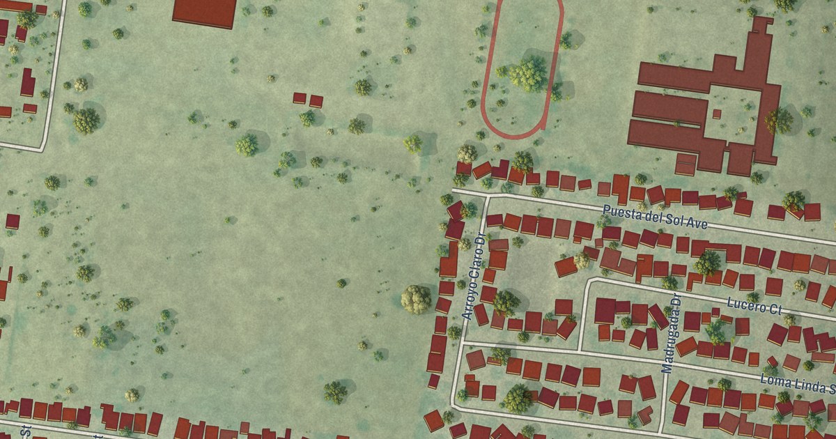 Map of Perezville, Texas in 2026