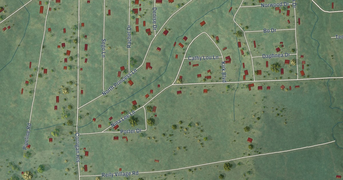 Map of Pleasant Hill, Texas in 2026