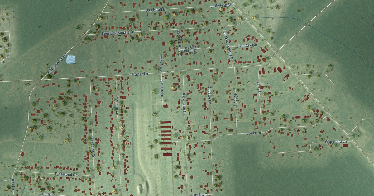 Map of Porter Heights, Texas in 2026