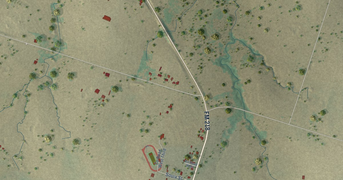 Map of Priddy, Texas in 2026