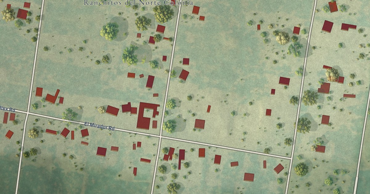 Map of Ranchitos del Norte, Texas in 2026