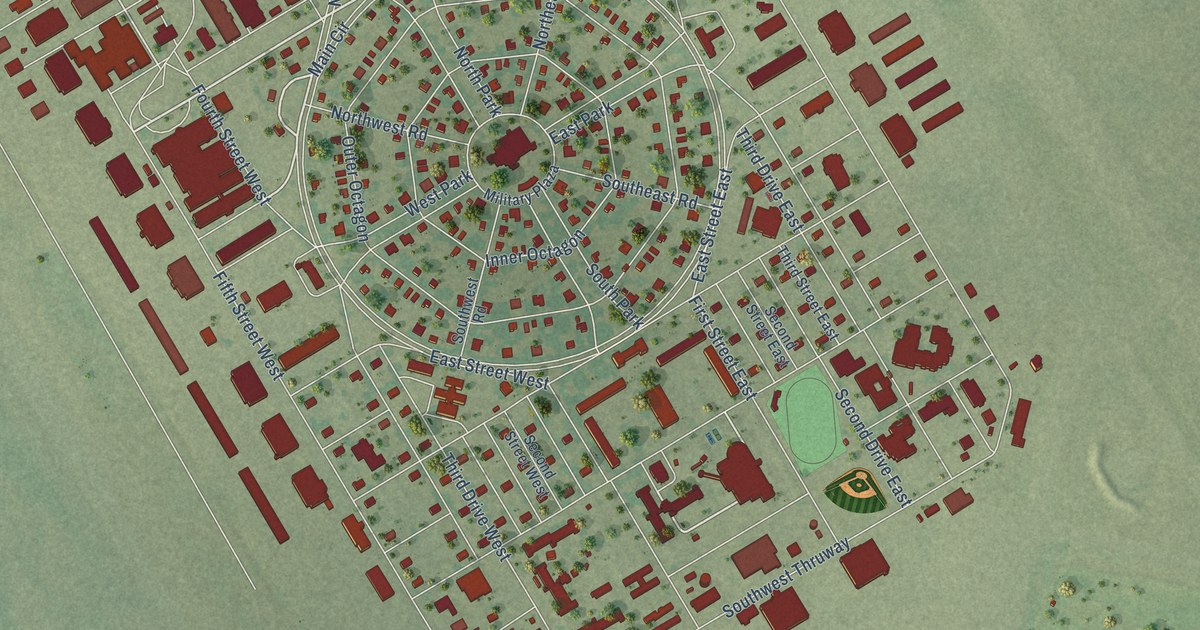 Map of Randolph AFB, Texas in 2026
