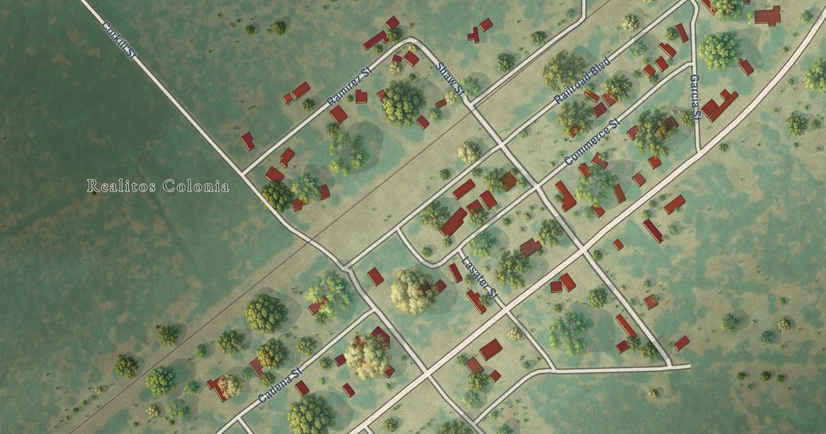 Map of Realitos, Texas in 2026