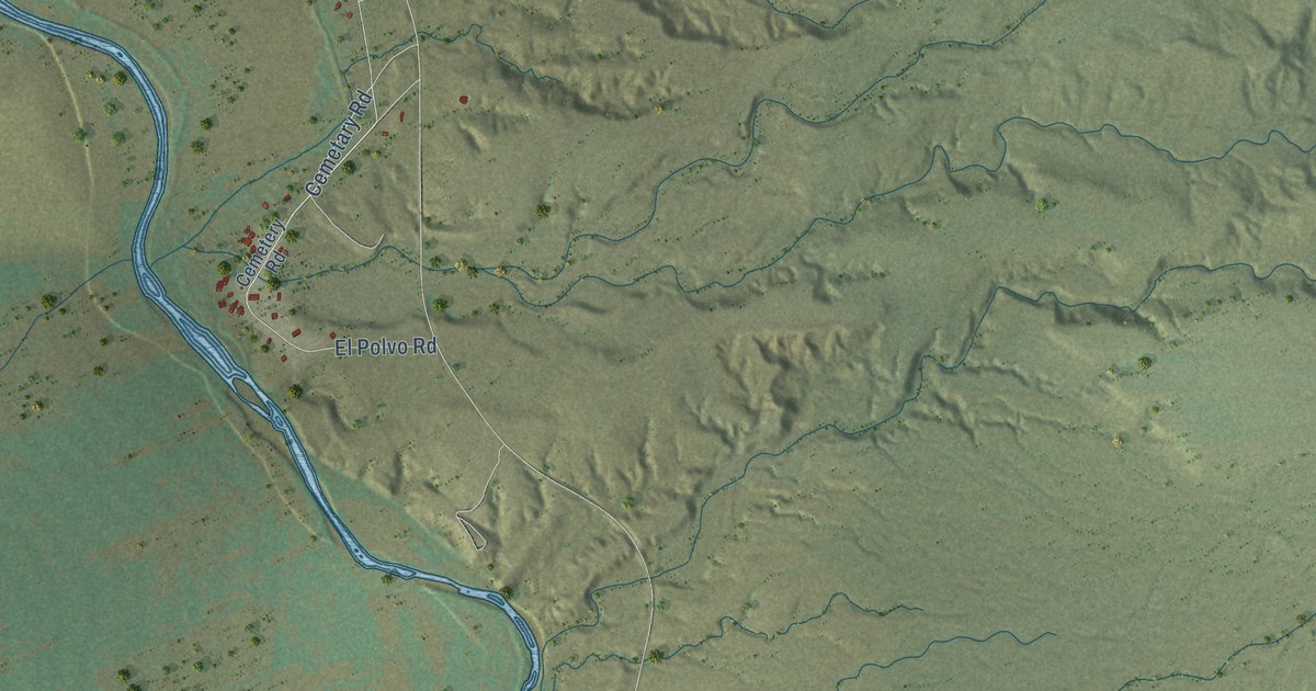 Map of Redford, Texas in 2026