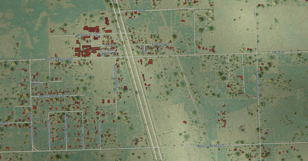 Map of Ricardo, Texas in 2026