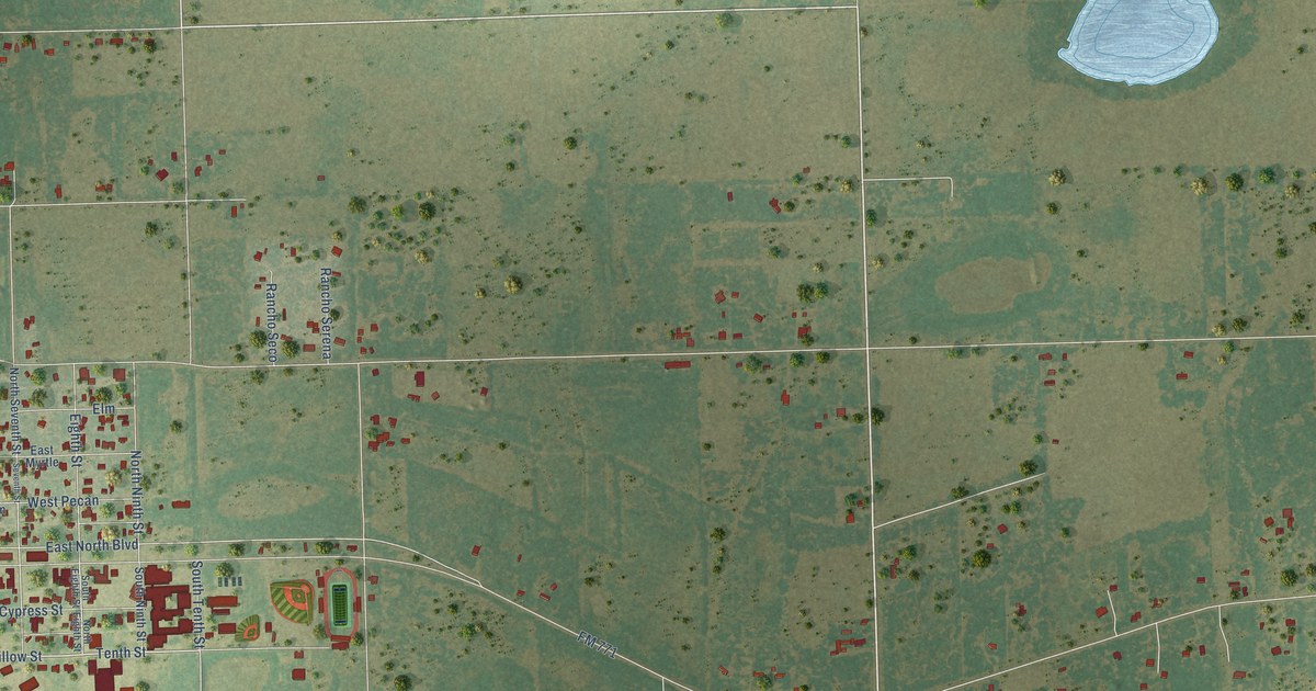 Map of Riviera, Texas in 2026