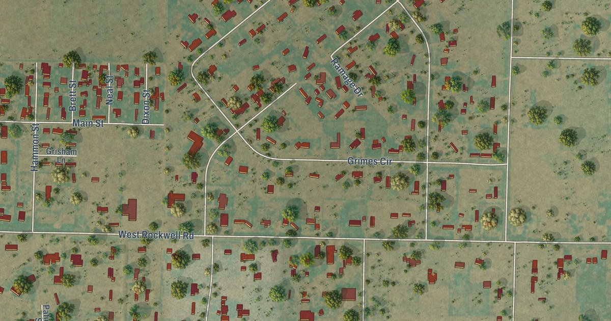 Map of Rockwell Place, Texas in 2026