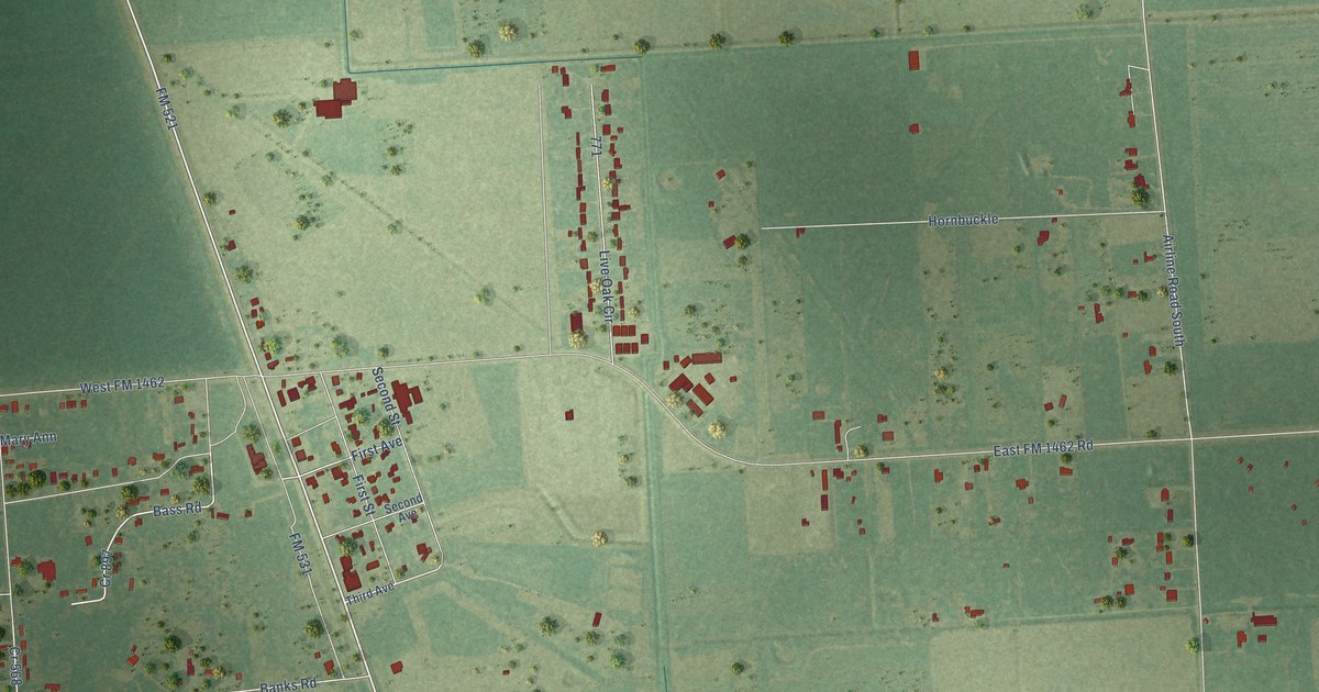 Map of Rosharon, Texas in 2026