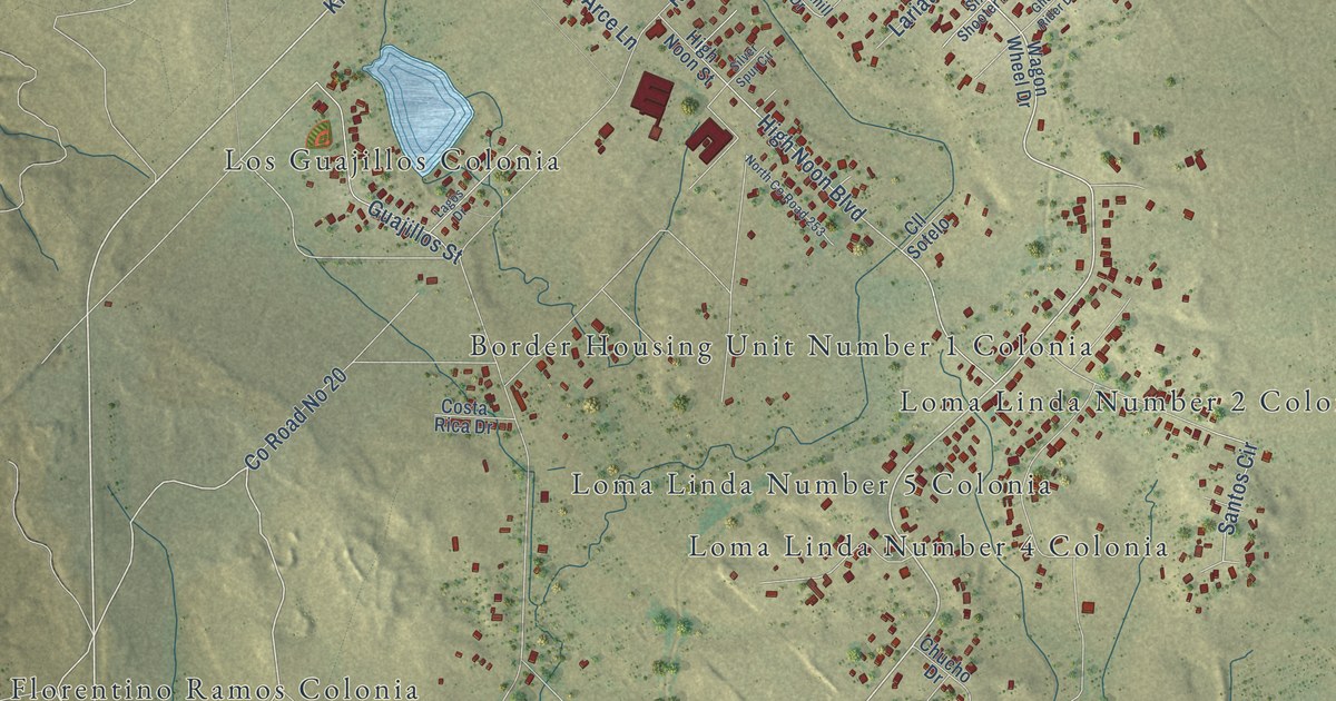 Map of Rosita, Texas in 2026