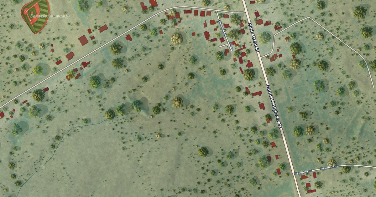 Map of Salineño North, Texas in 2026
