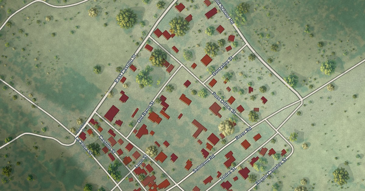 Map of Salineño, Texas in 2026