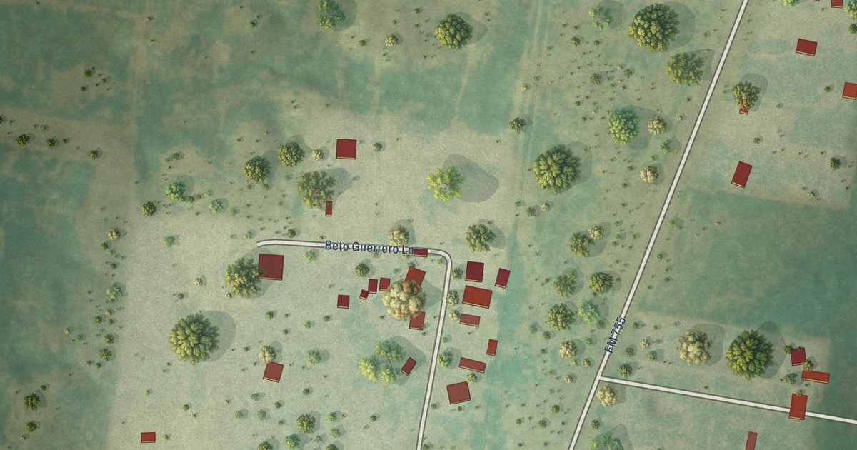 Map of Sammy Martinez, Texas in 2026