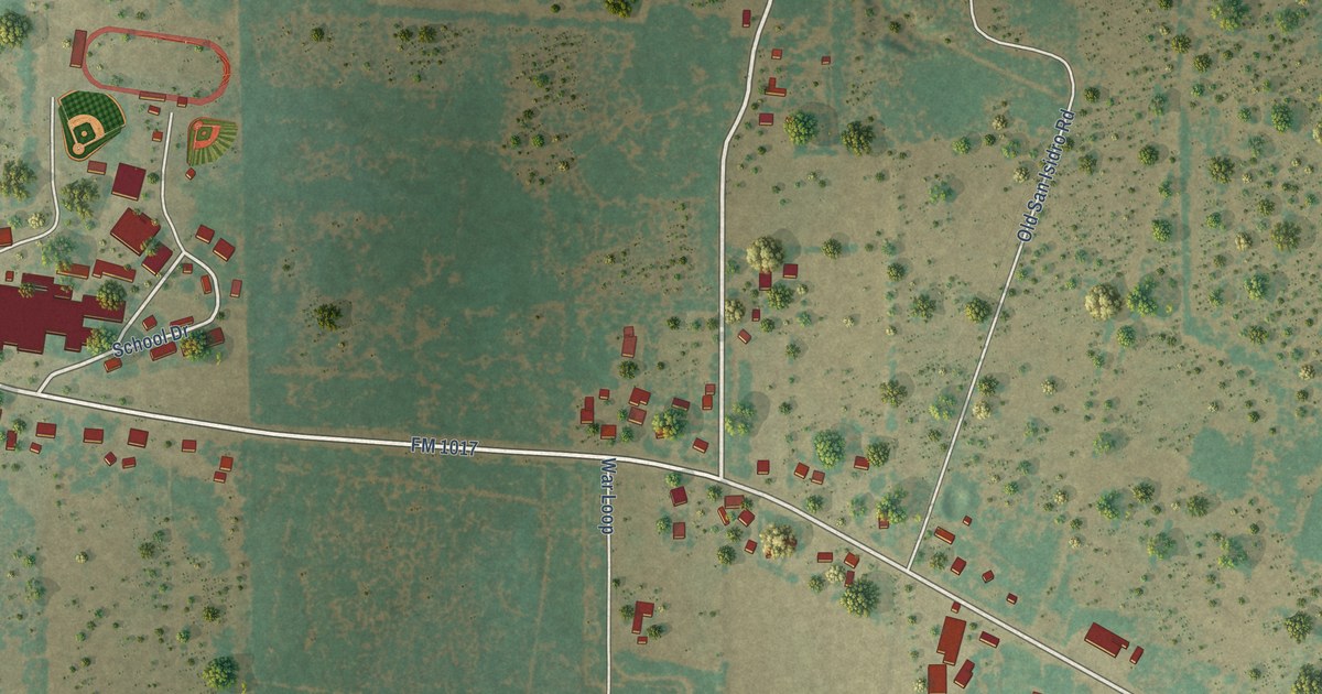 Map of San Isidro, Texas in 2026