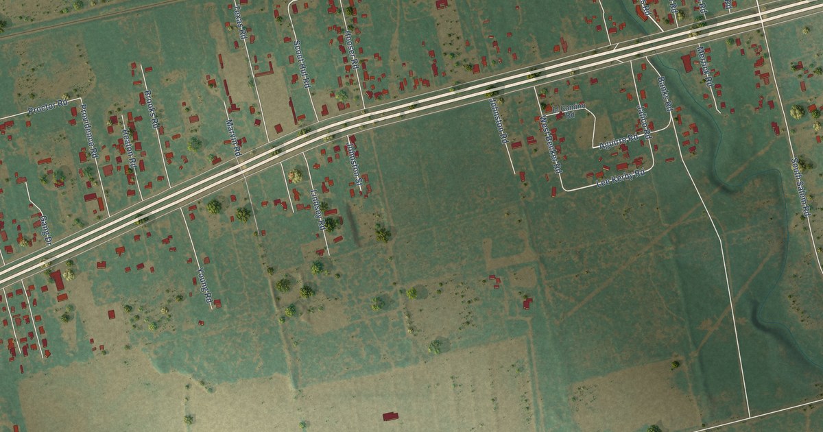 Map of Sand Springs, Texas in 2026