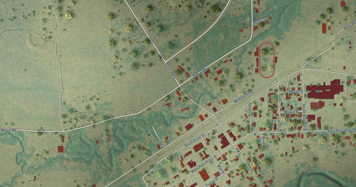 Map of Santo, Texas in 2026
