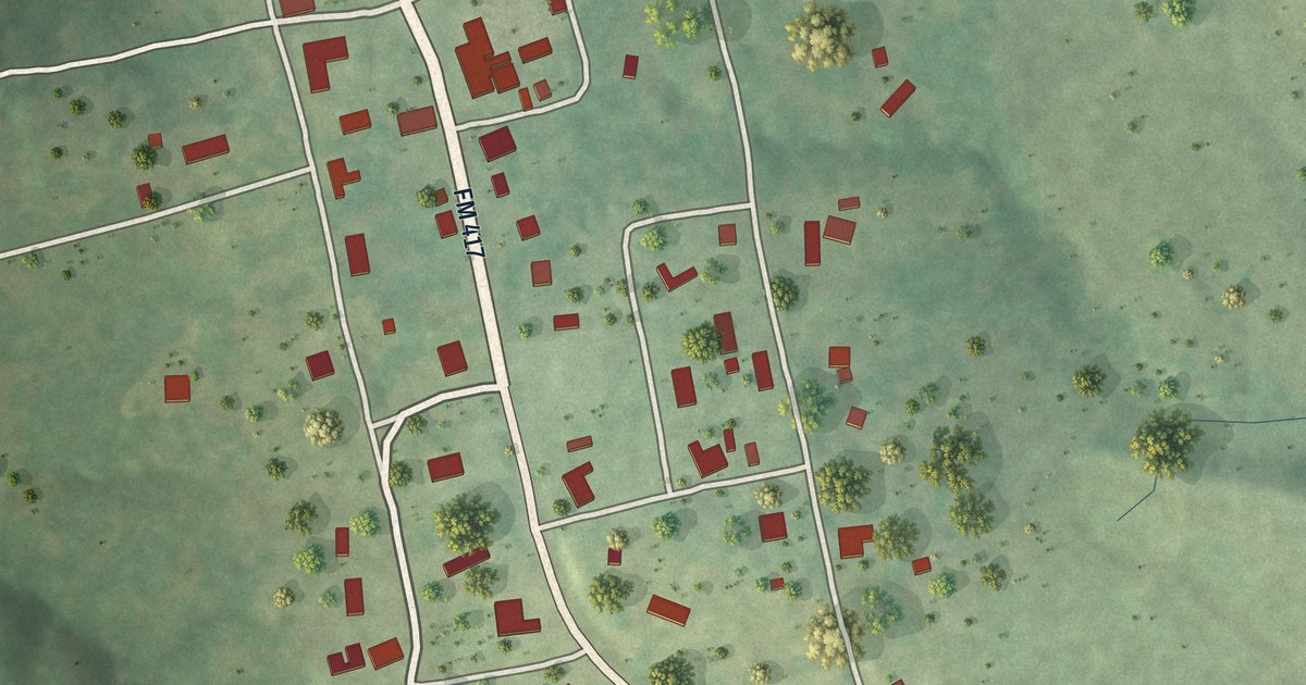 Map of Shelbyville, Texas in 2026