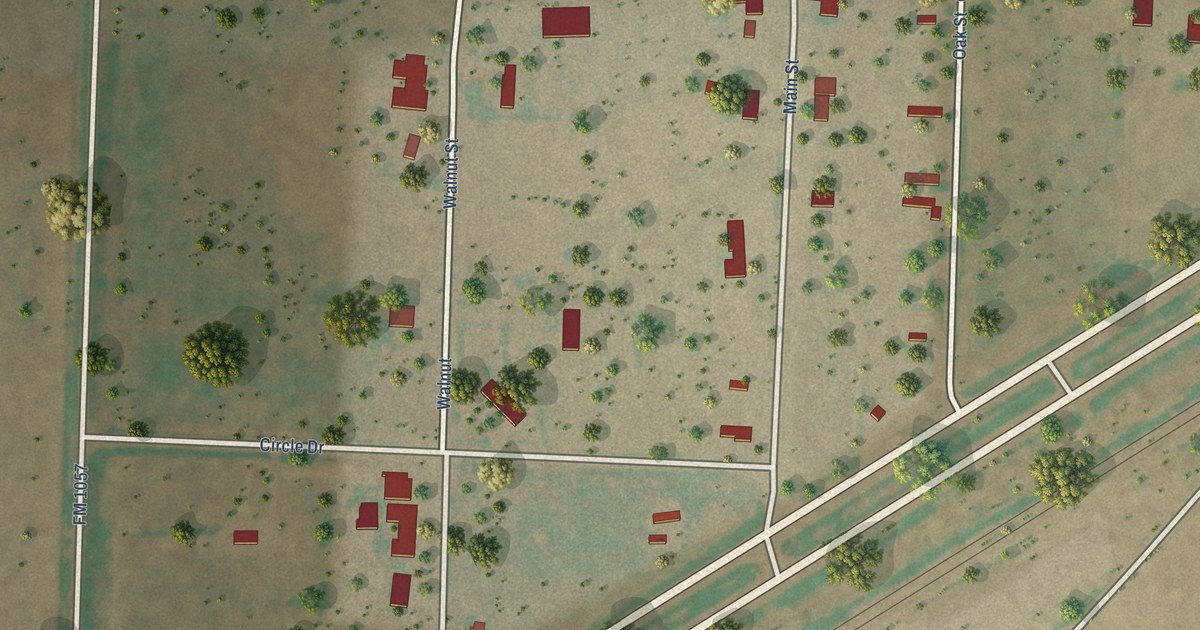 Map of Summerfield, Texas in 2026