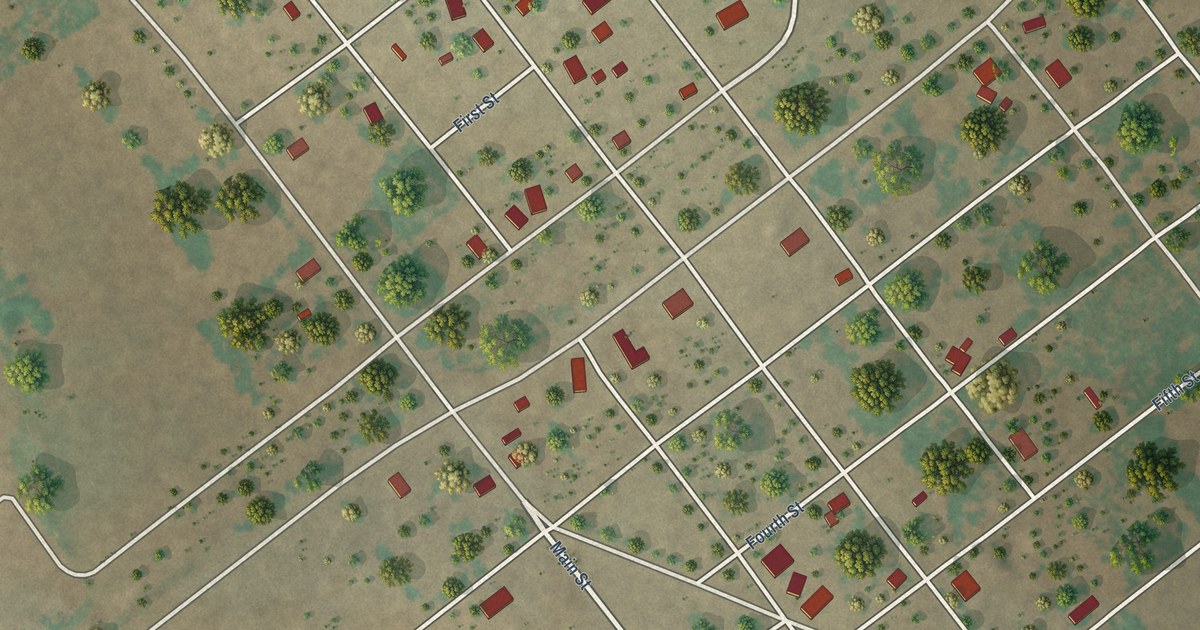 Map of Sylvester, Texas in 2026