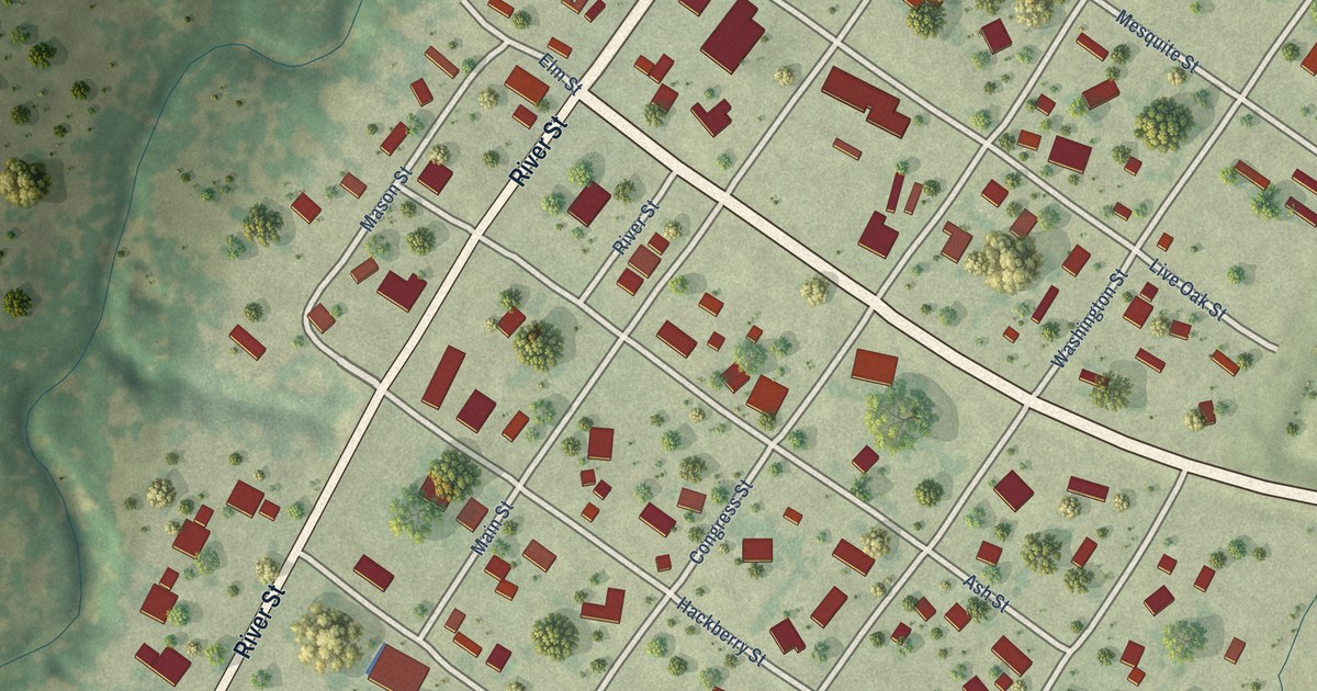 Map of Tilden, Texas in 2026