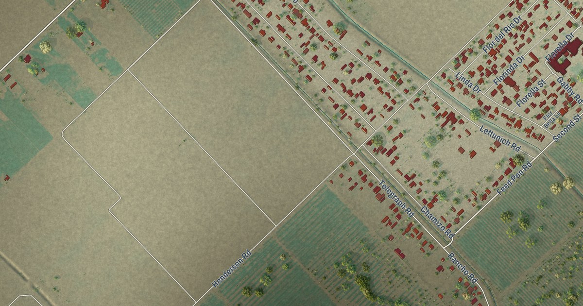 Map of Tornillo, Texas in 2026