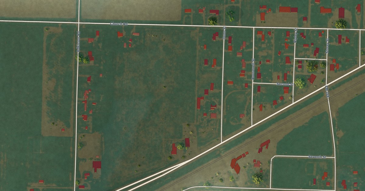 Map of Umbarger, Texas in 2026