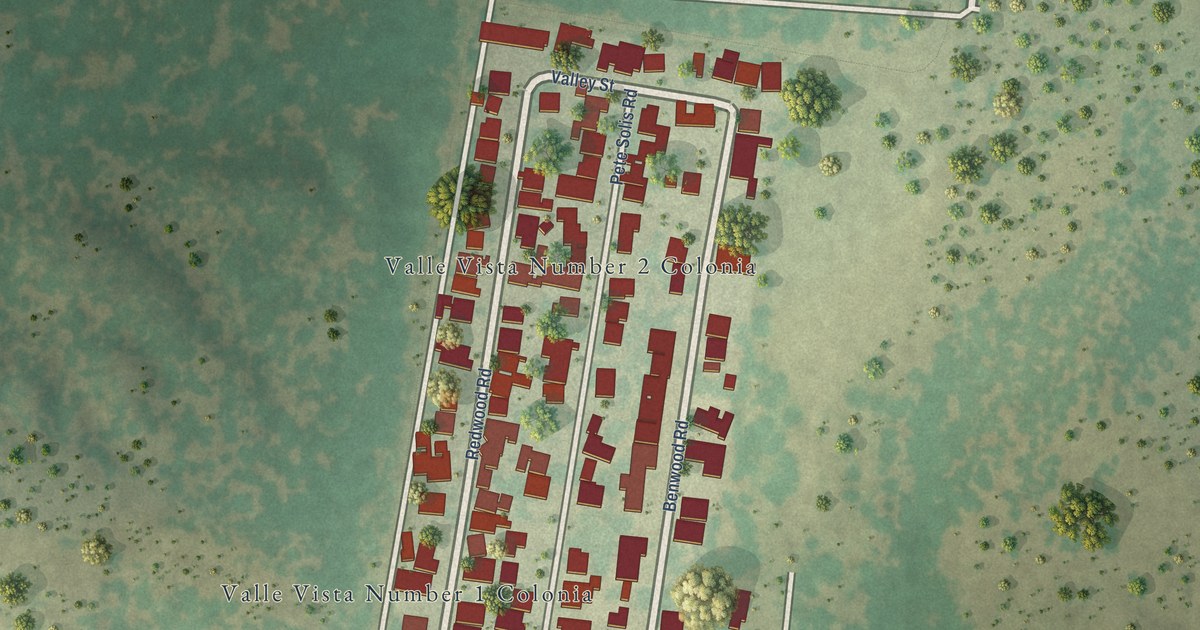 Map of Valle Vista, Texas in 2026