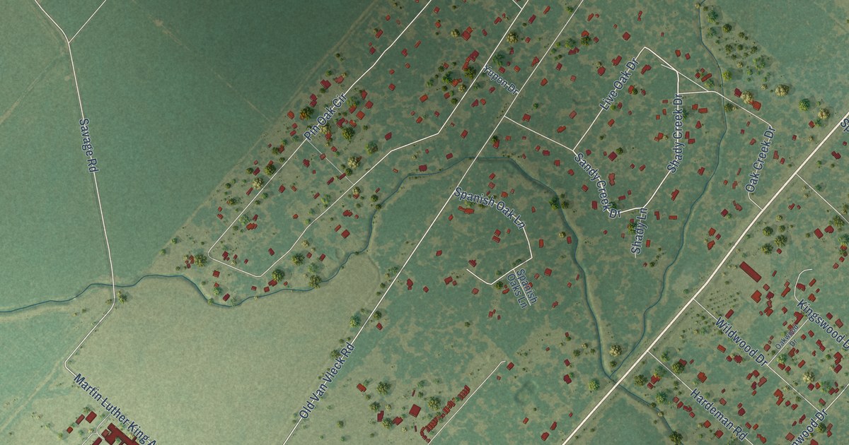 Map of Van Vleck, Texas in 2026