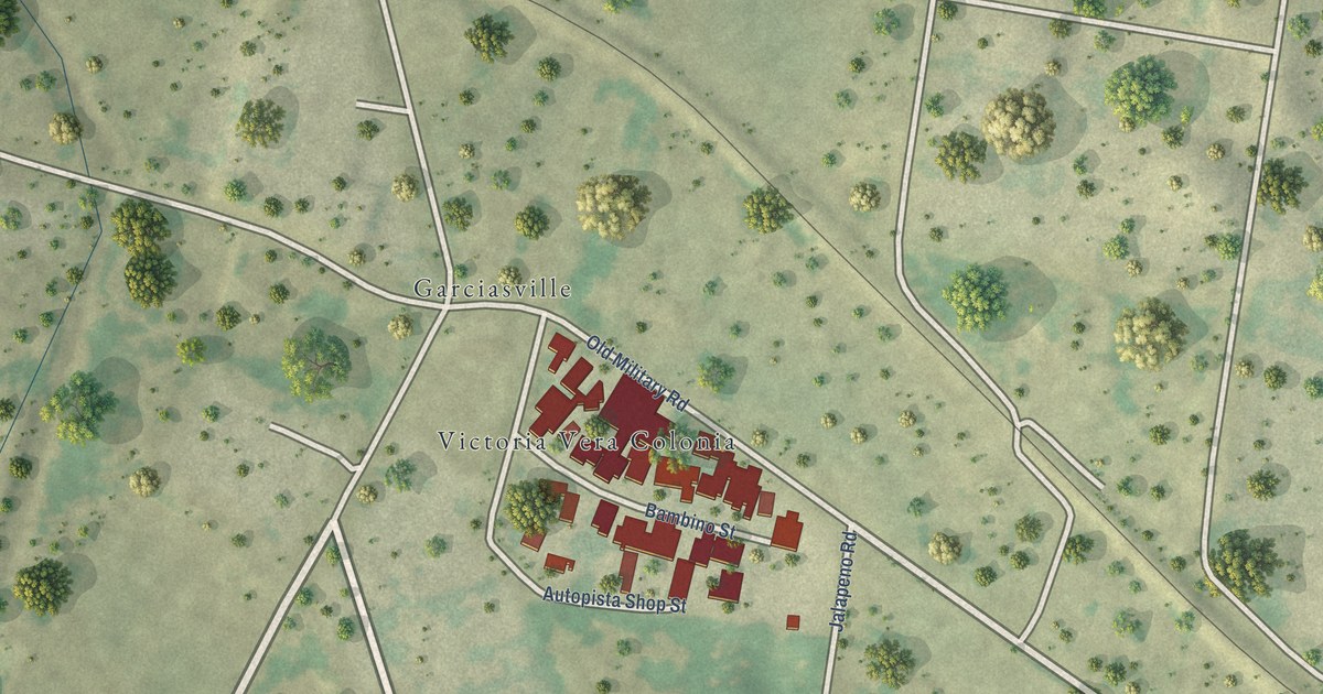 Map of Victoria Vera, Texas in 2026