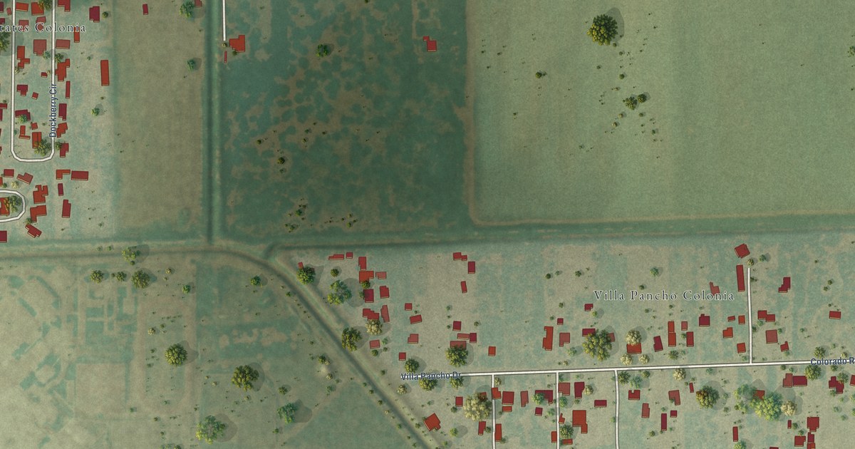 Map of Villa Pancho, Texas in 2026