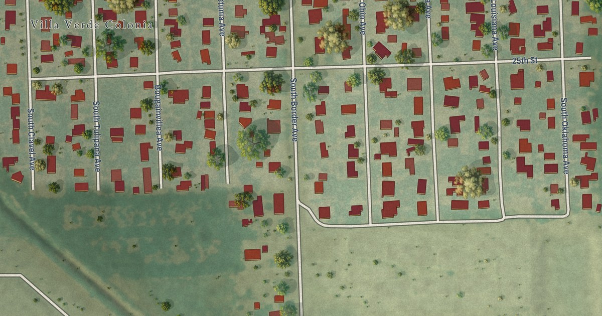 Map of Villa Verde, Texas in 2026
