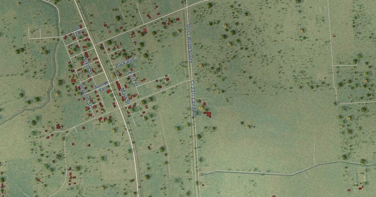 Map of Wadsworth, Texas in 2026