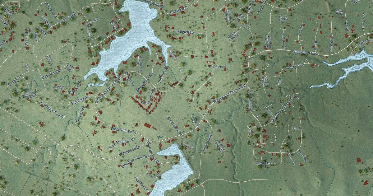 Map of Westwood Shores, Texas in 2026