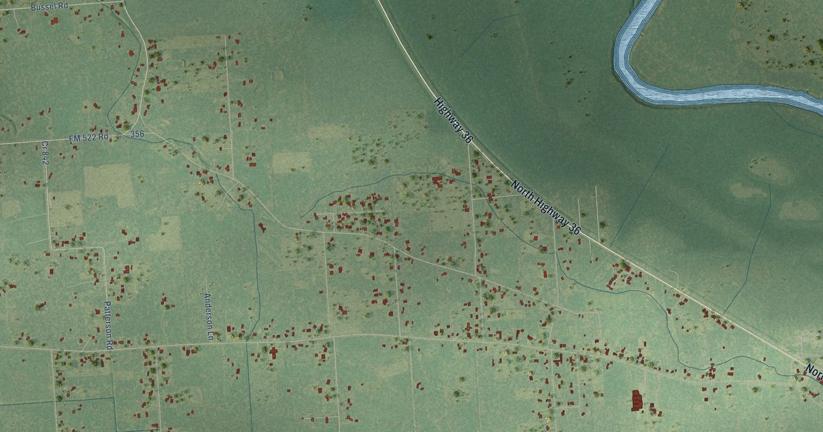 Map of Wild Peach Village, Texas in 2026