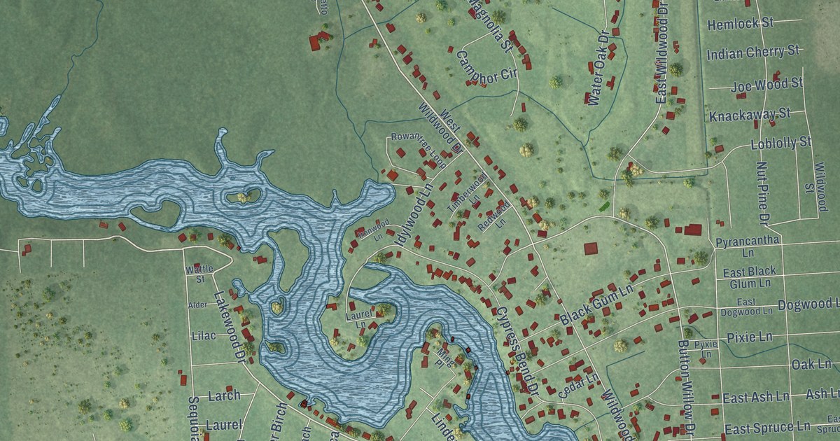 Map of Wildwood, Texas in 2026