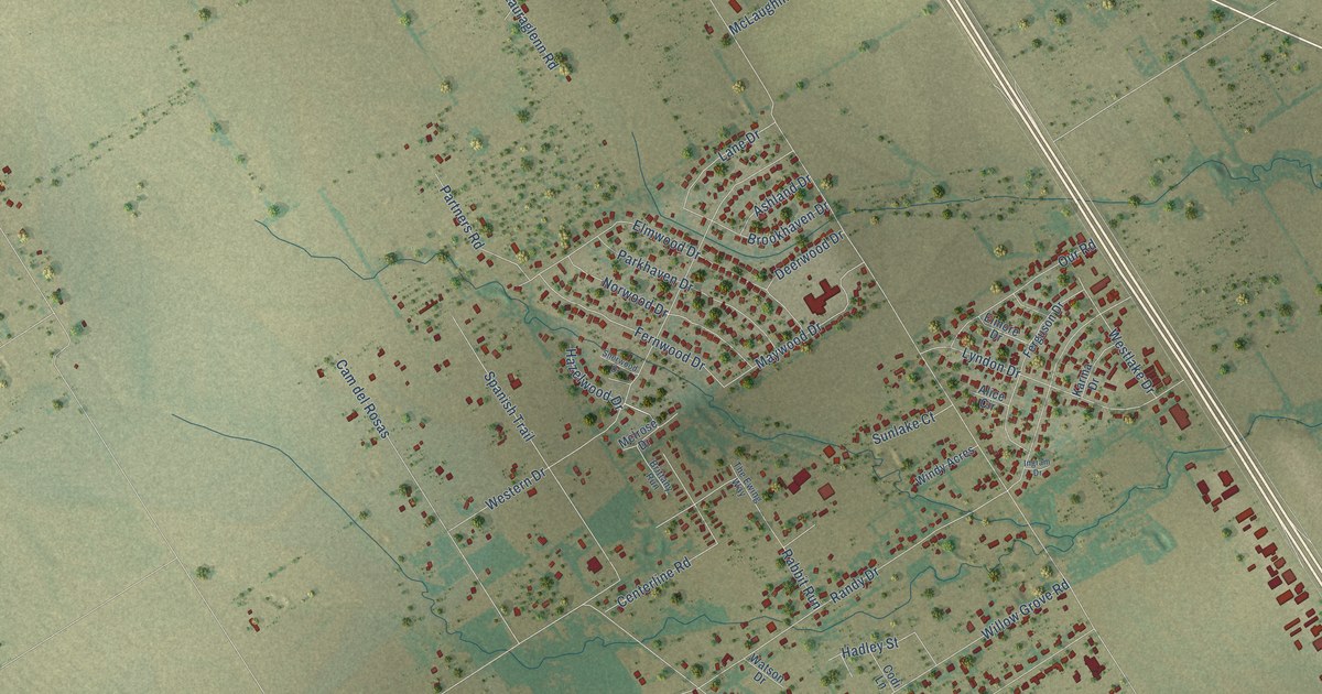 Map of Willow Grove, Texas in 2026