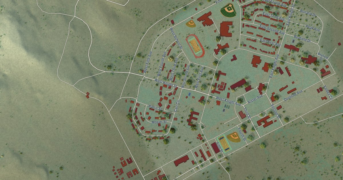 Map of Dugway, Utah in 2026